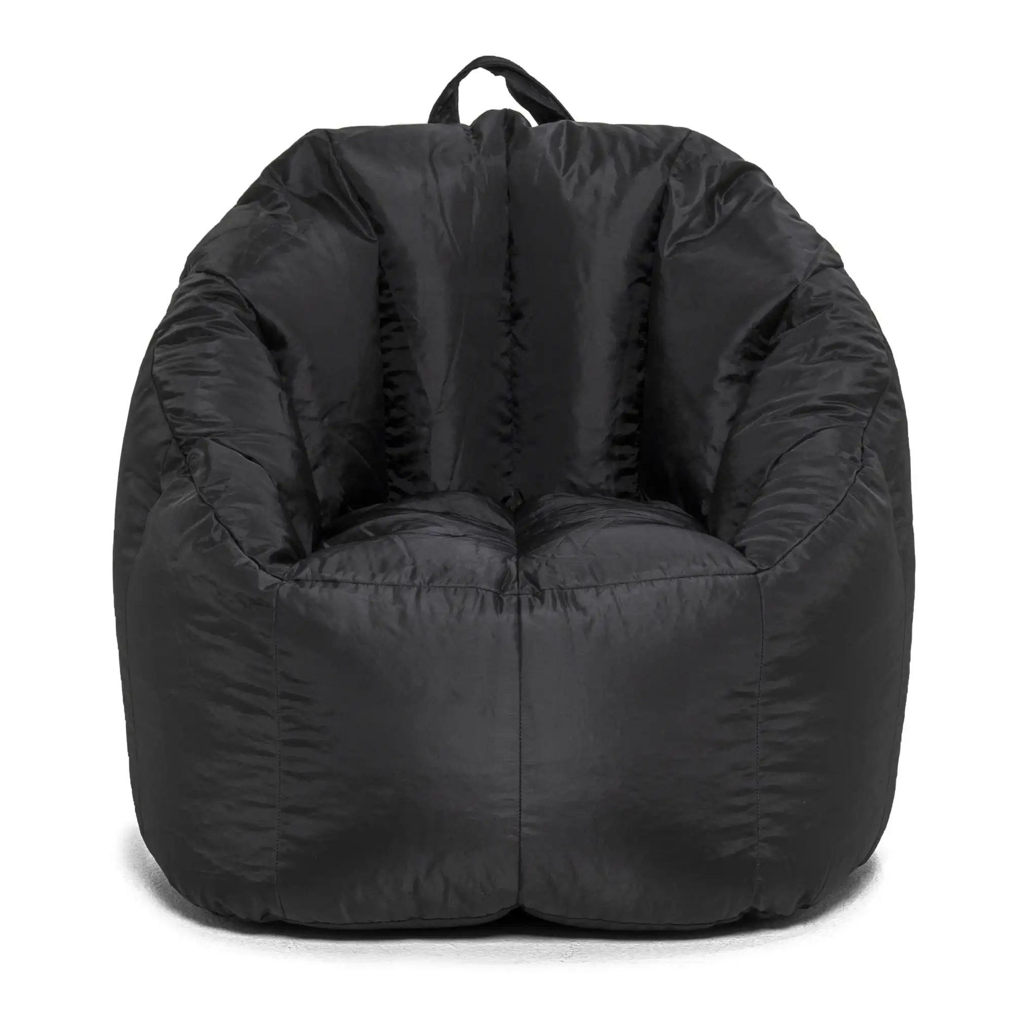 Bean Bag Chair,  Kids/Teens, 2.5ft, Black