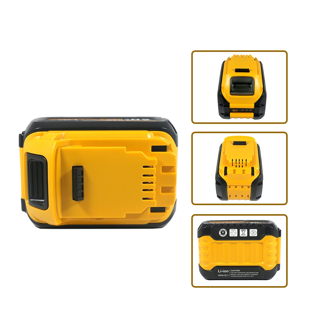 

For DEWALT 60V2.0Ah 20V6.0Ah universal, DCB609 high-performance lithium-ion battery, suitable DCB206, DCB205, DCB204, DCB609