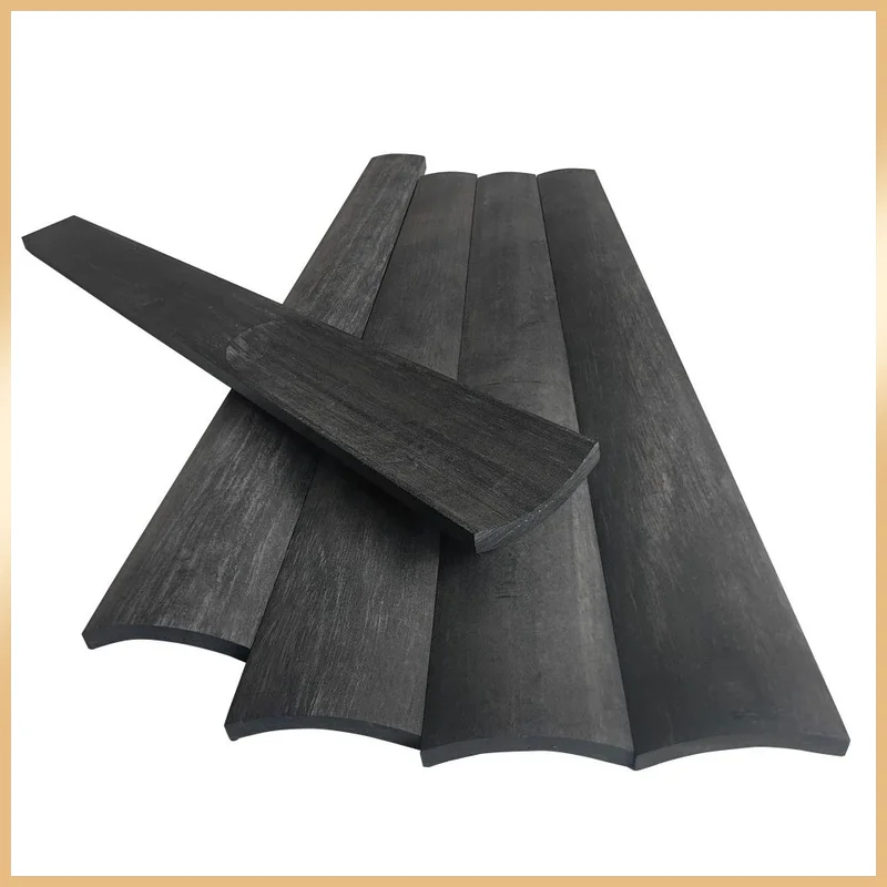 Handmade Solid Ebony Violin Fingerboard Multi-purpose 1/8 1/4 1/2 3/4 4/4 Violin Replacement Accessories