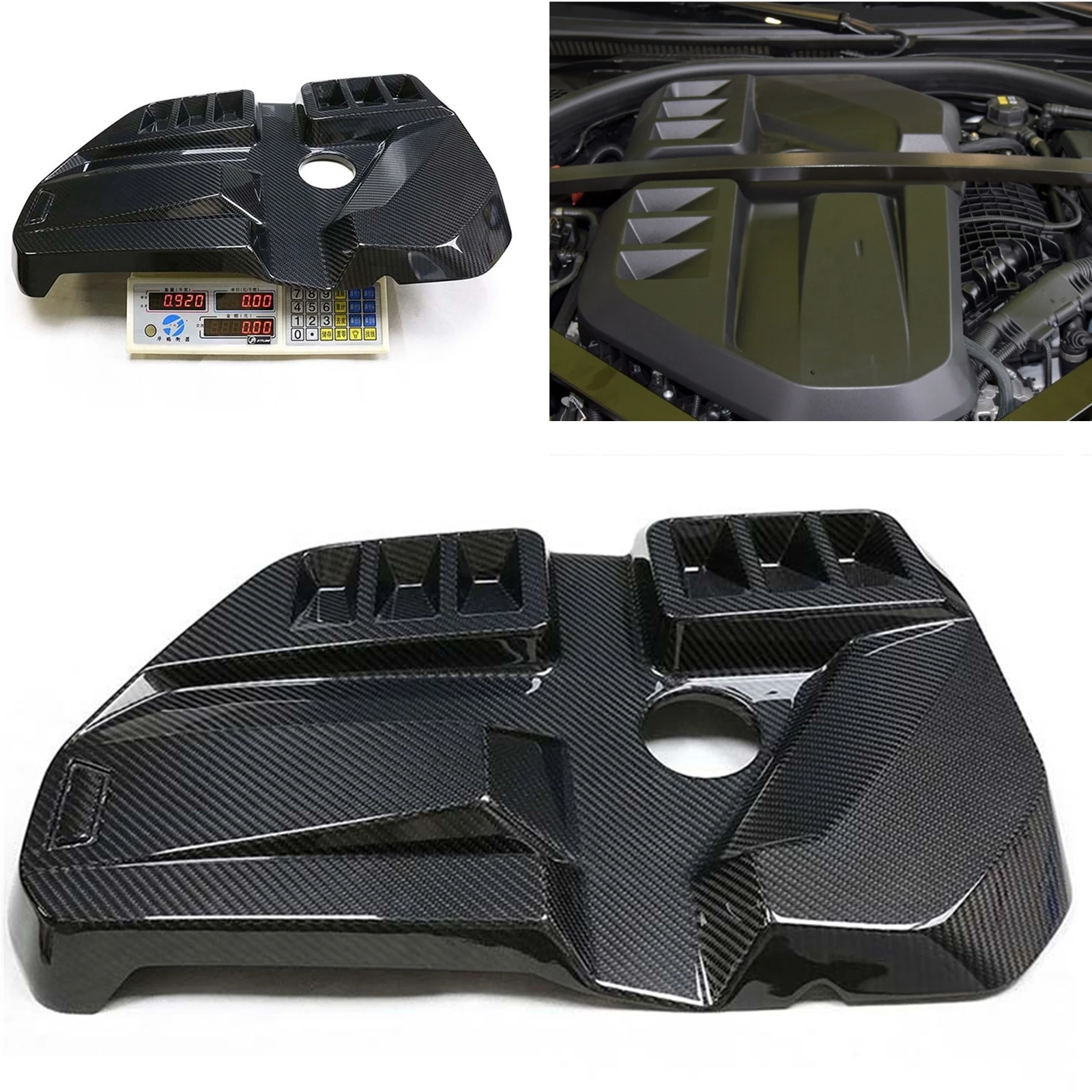 

For BMW G87 M2 2023 G80 G81 M3 G82 G83 M4 2021-2024 Dry Carbon Fiber Front Bonnet Engine Hood Cover Protector Guard Plate Panel