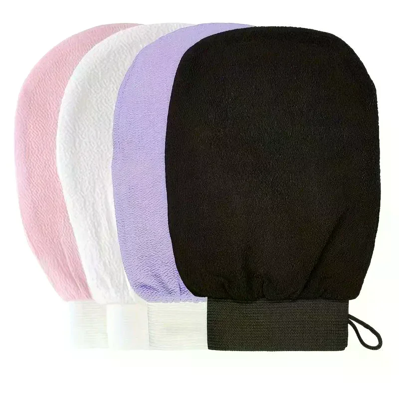 Exfoliating Gloves Massage Cleansing Scrub Back Scrub Dead Skin Facial Gloves Durable Multi Color Body Deep Towels for Shower