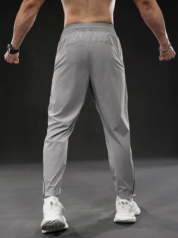 Summer New Men's Quick-dry Sports Pants Training Autumn Stretch Jogger Pants Drawstring Versatile Casual Gym Fitness Trousers