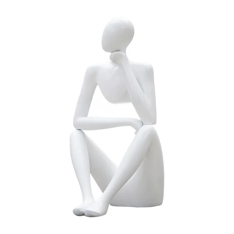 Modern Minimalistic Abstraction Hollow Figure Sculptured Ornaments Garden Landscape Living Room Crafts