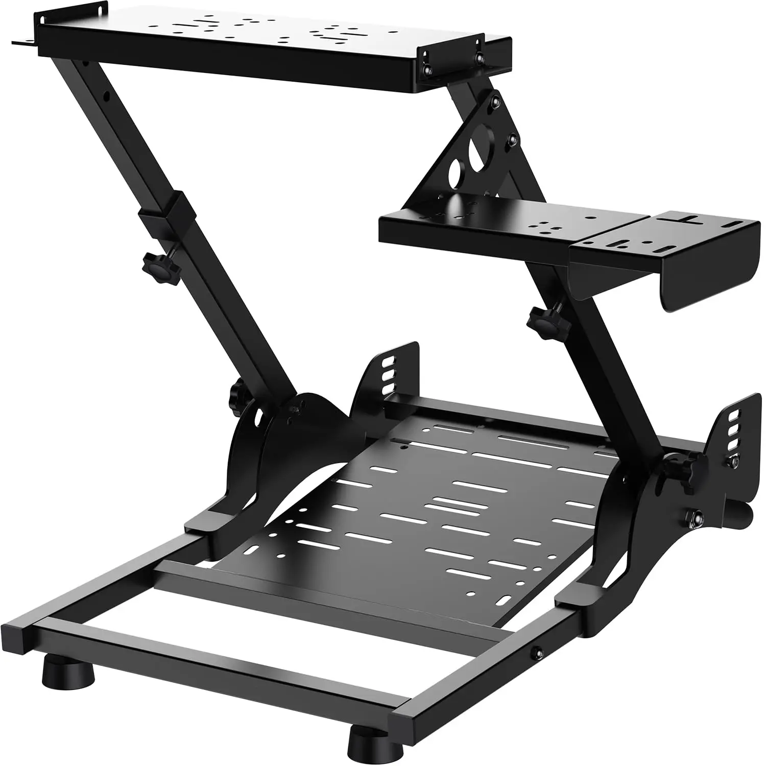 

Складная стойка для гоночного руля, регулируемая и прочная рама, универсальная для симуляторов гонок, портативный кокпит