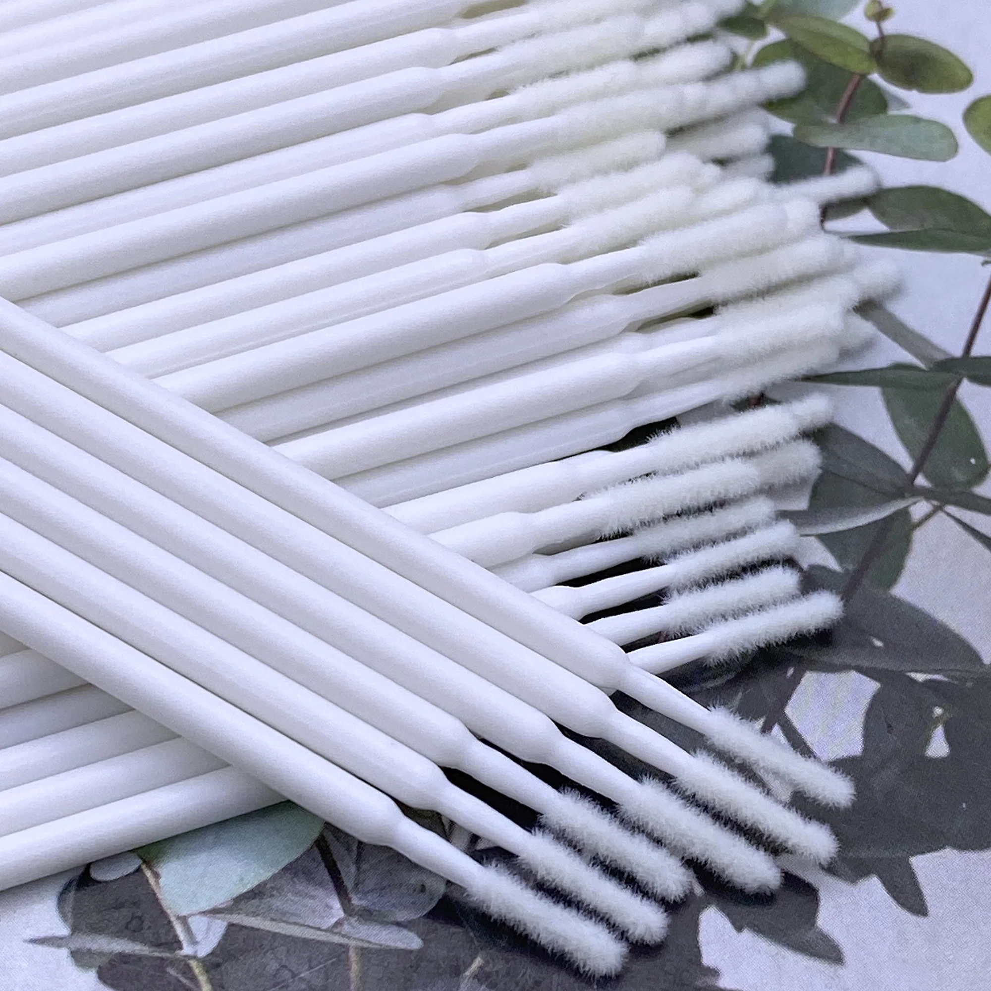 일회용 마이크로 브러시 속눈썹 제거 면봉, 마이크로 브러시 마스카라 완드 어플리케이터, 속눈썹 익스텐션 메이크업 브러시 도구, 100 개