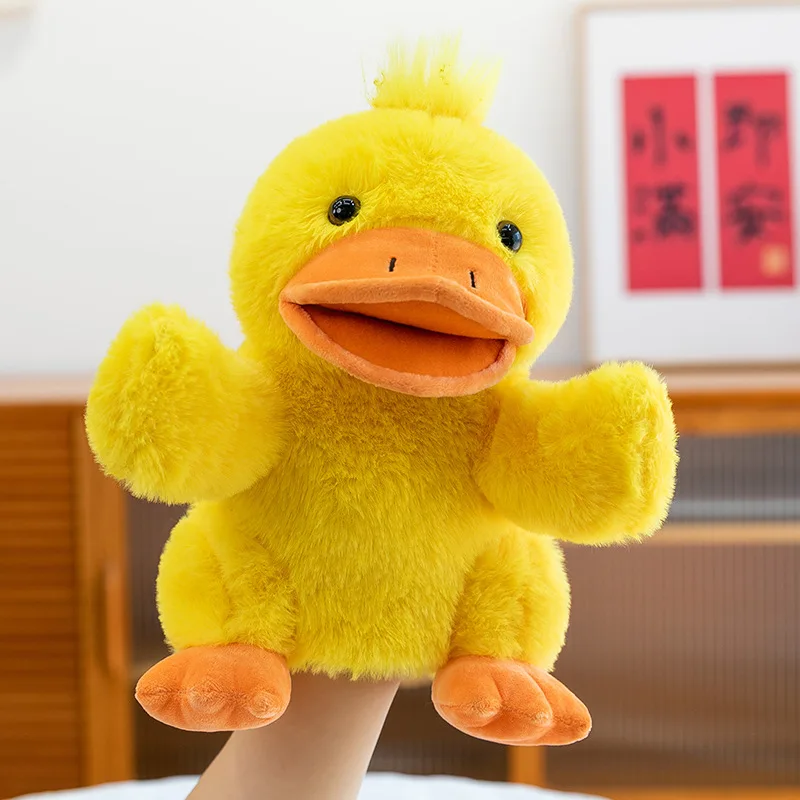 Accesorios de actuación escolar de marionetas de pájaros, muñecas del océano, regalos de actividades, interacción entre padres e hijos, ayuda para enseñanza de aves para niños