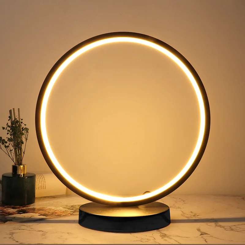 Led USB Bedside Night Light 18cm 25cm 30cm Table Lamp Living Room Bedroom Home Decoration Desk Lamps