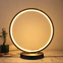 LED USB Bedside Night Light, abajur, sala de estar, quarto, decoração para casa, lâmpadas de mesa, 18cm, 25cm, 30cm