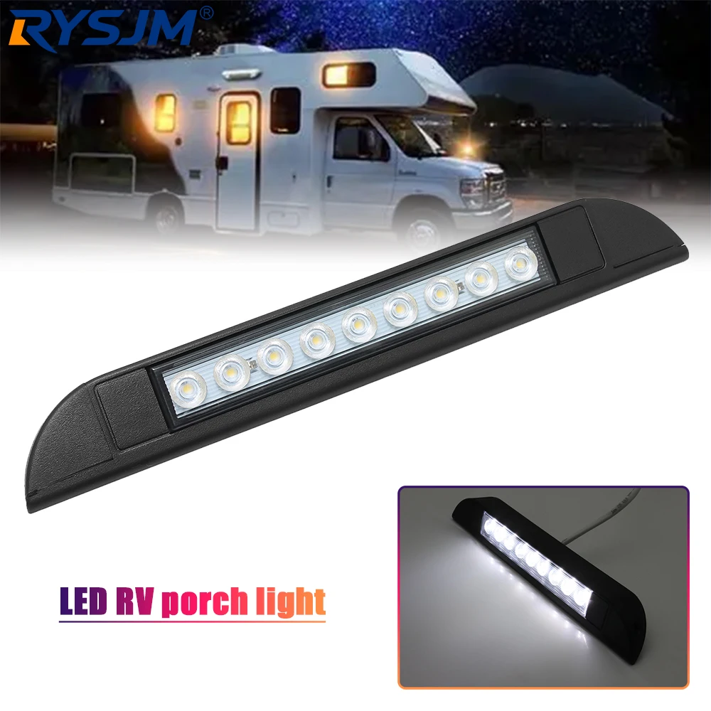 RV LED Awning Spot Lights Yacht Indoor Ceiling Lamp Caravan Interior Wall Lamps 12V Outdoor Van Camping Trailer Light Bars