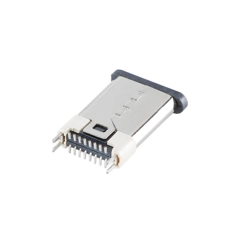 5 szt. 16-pinowe złącze USB typ-C 180 stopni pionowe złącze SMD męskie złącze wtykowe 16P Micro Jack gniazdo Port ładowania — zdjęcie 3