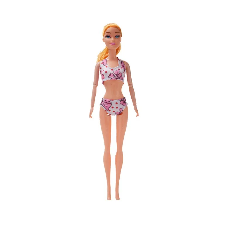 1/6 bjd 30cm boneca mudança de moda maiô conjunto de roupas de biquíni meninas brincam de casa