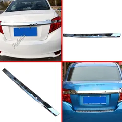 Car Styling Body Rear Bumper Cover Wrap License Trim Frame Lamp Panel Trunk For Toyota Vios/Yaris Sedan 2014 2015 2016