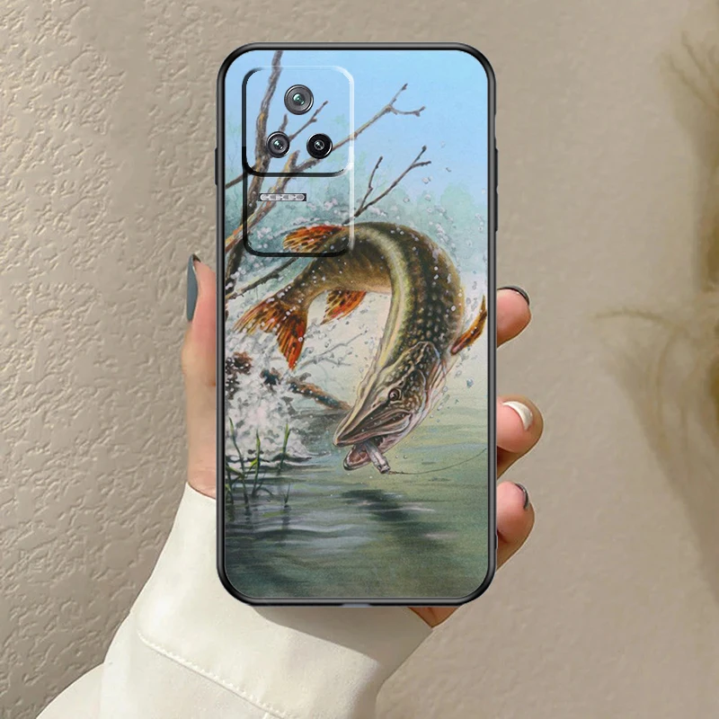Art Fishing Lure Case For Xiaomi 17T 14T 15T Pro 15 17 Pro Max POCO F9 Ultra F8 F7 F5 F6 X5 X6 X7 X8 Pro Cover