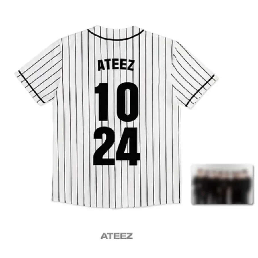 ATEEZ ヨサン baseball jersey ユニフォーム 北米　US Custom in Your Fantasy World Tour 2025 Kpop Baseball Jersey, Music
