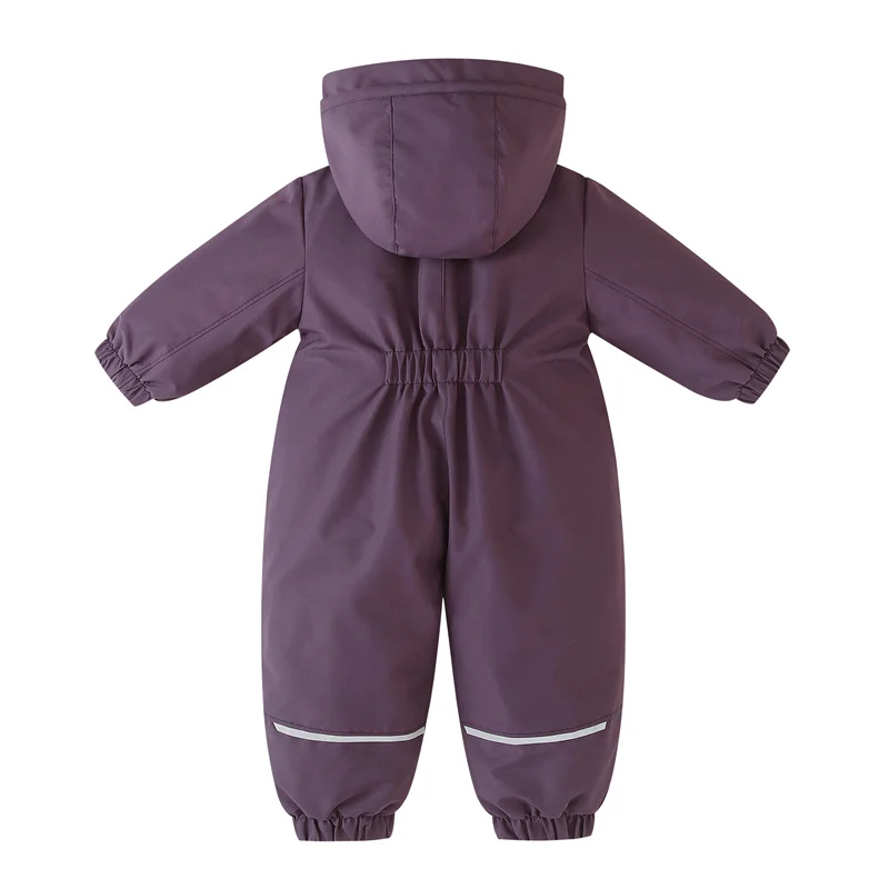 Kinder-Skianzug Winter Herbst Plus Samt Jungen-Jumpsuit Warme Kinderkleidung Wasserdichter Baby-Mantel mit Kapuze Jungen-Schneeanzug 1-5 Jahre – Detail 12