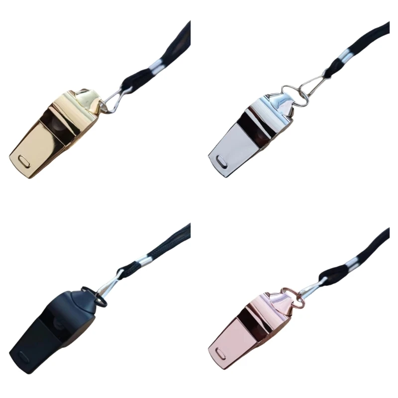 스테인레스 스틸 휘슬, 끈이 달린 스포츠 휘슬, 시끄러운 크리스프 사운드 휘슬, 야외 활동용 심판 휘슬