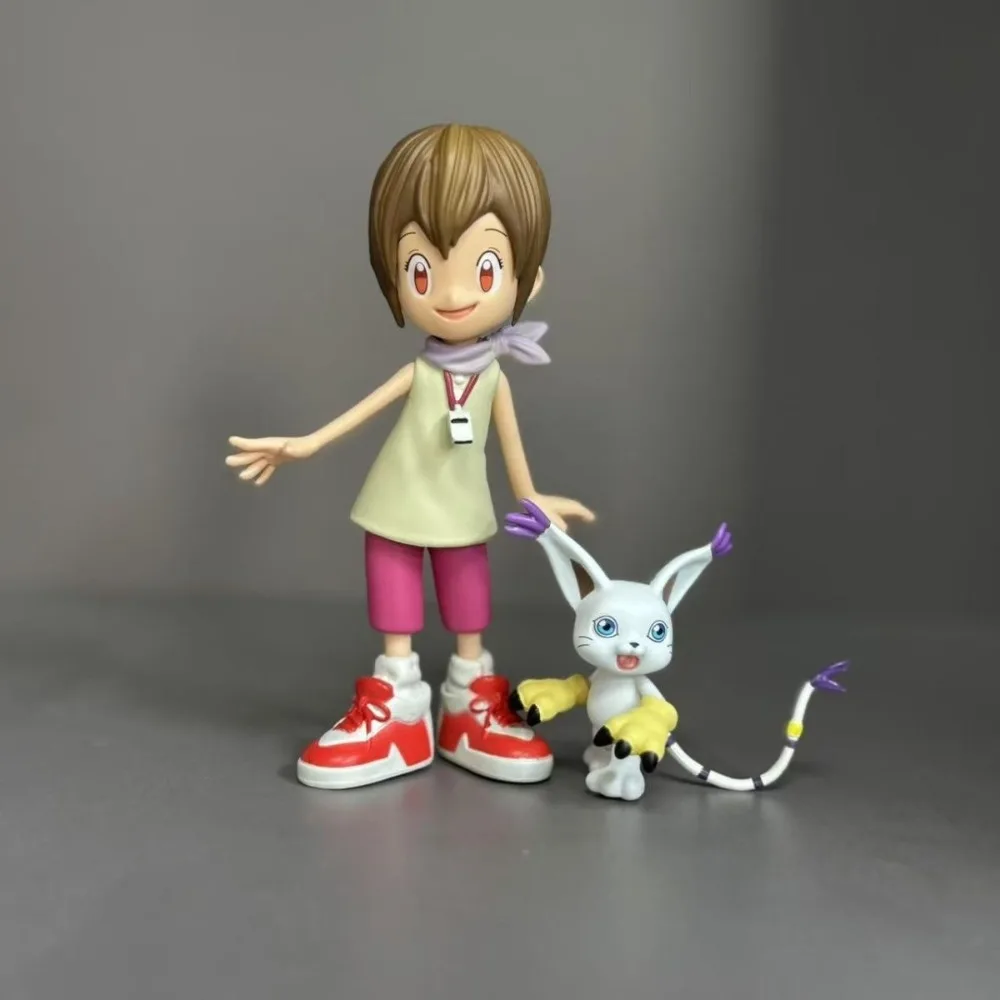 5-12cm Anime Digimon Adventure Figure Yagami Hikari And Tailmon Action Figures Pvc Collection Model Toys for Children Gifts