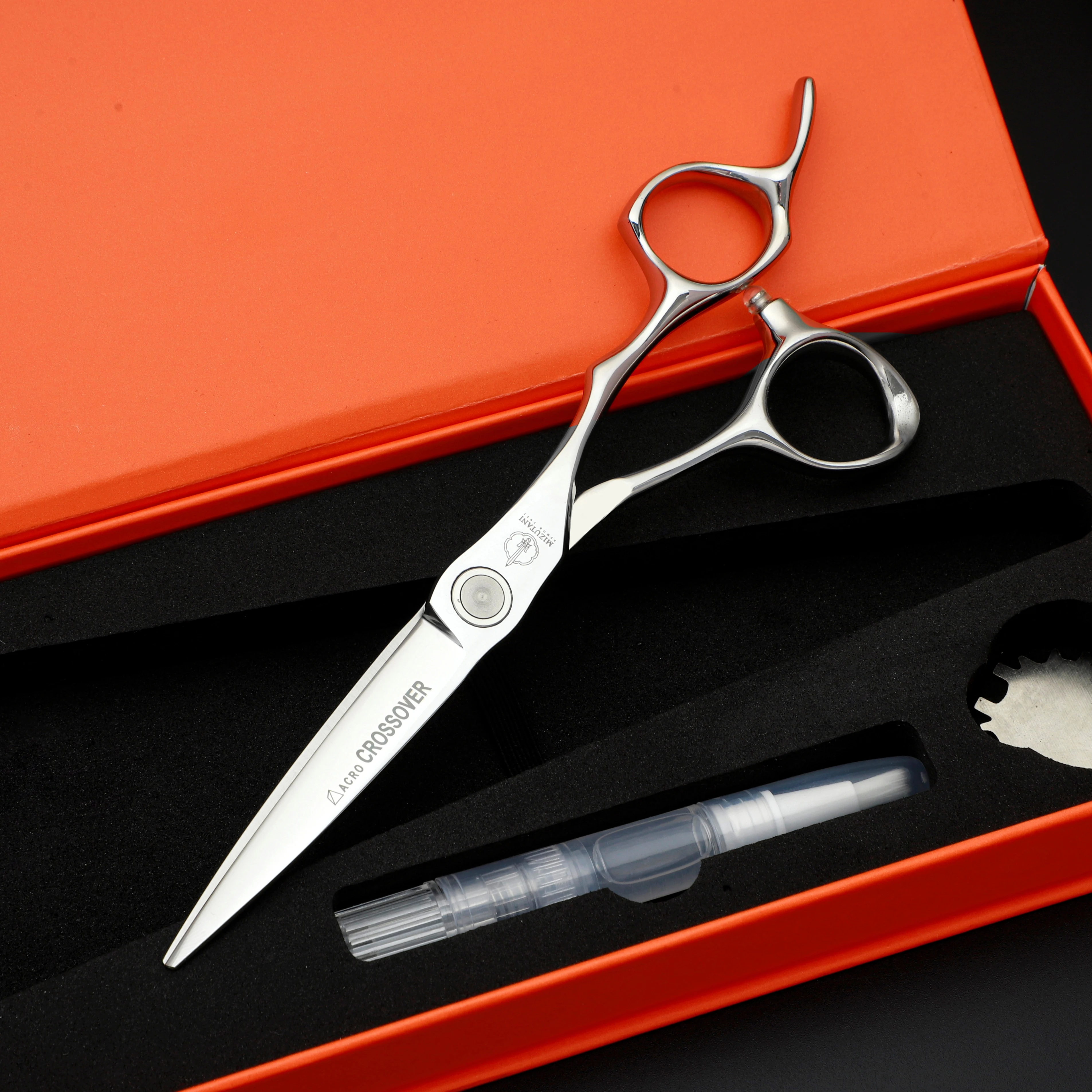 MIZUTANI barber scissors 6.7inch VG10 material hair scissors CNC technology sharp and wear-resistant Barber professional scissor