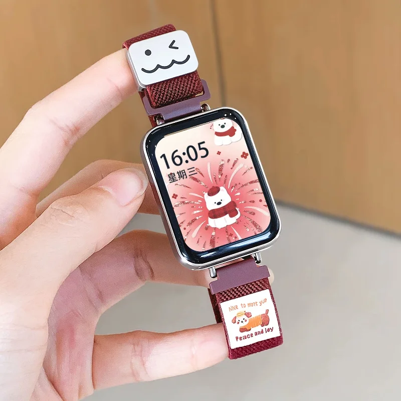 

Magnetic Strap For Xiaomi band 9 Pro/8 Pro Nylon Correa Bracelet Sport Watchband For Redmi watch 5/4 Women wristband