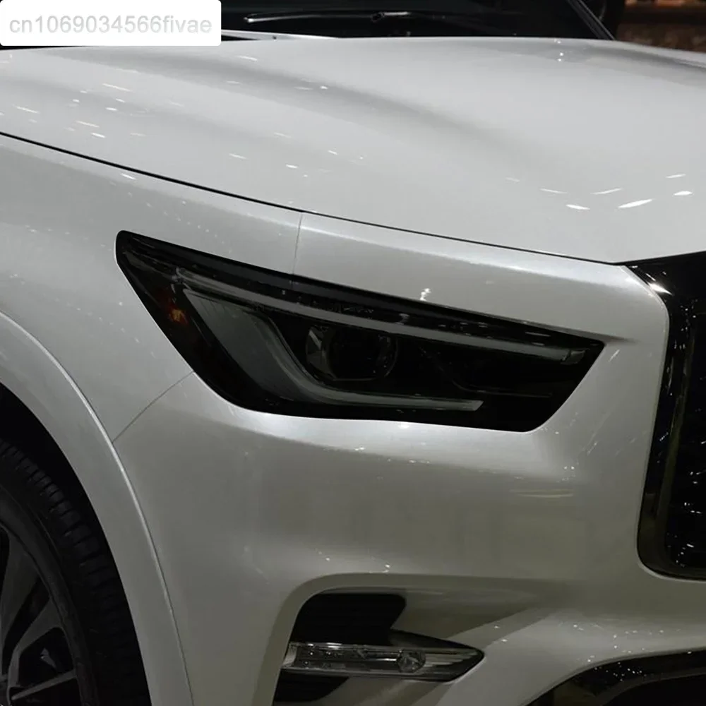 

Защитная пленка для фар автомобиля, прозрачная черная наклейка из ТПУ для Infiniti Q60 Q70 QX60 QX30 QX50 QX80 Q50, аксессуары