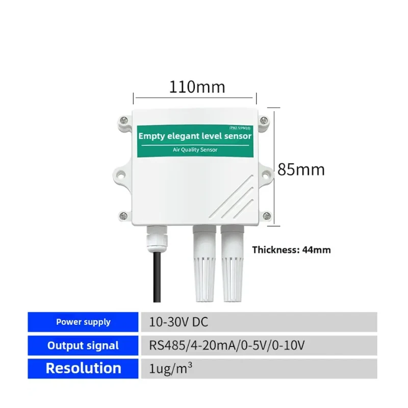 

Digital Air Quality Monitor PM2.5/PM10/PM1.0 Sensor Detects Pollution Particulate Matter Dust Concentration