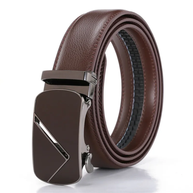 

2023 New Luxury Men's Genuine Leather Belt Classic Fashion High Quality Men's Automatic Belt Youth Business Casual Jeans Belt