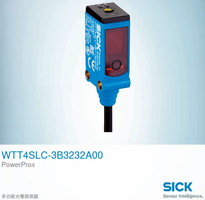 Germany SICK WTT4SLC-3B3232A00 Diffuse Reflection Photoelectric Sensor, Order Number 1097222