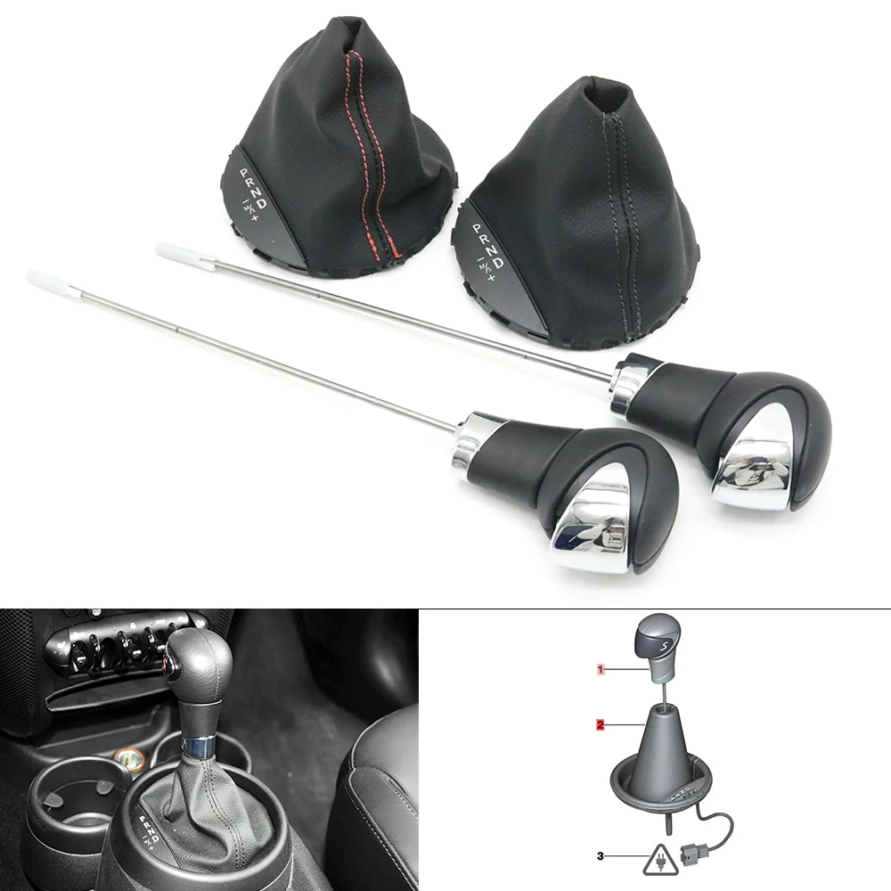 Auto Transmission Gear Shifter Lever Dust Cover Shift Knob For BMW MINI PACEMAN R61 2011-2015 Cooper Countryman R60 2009-2016