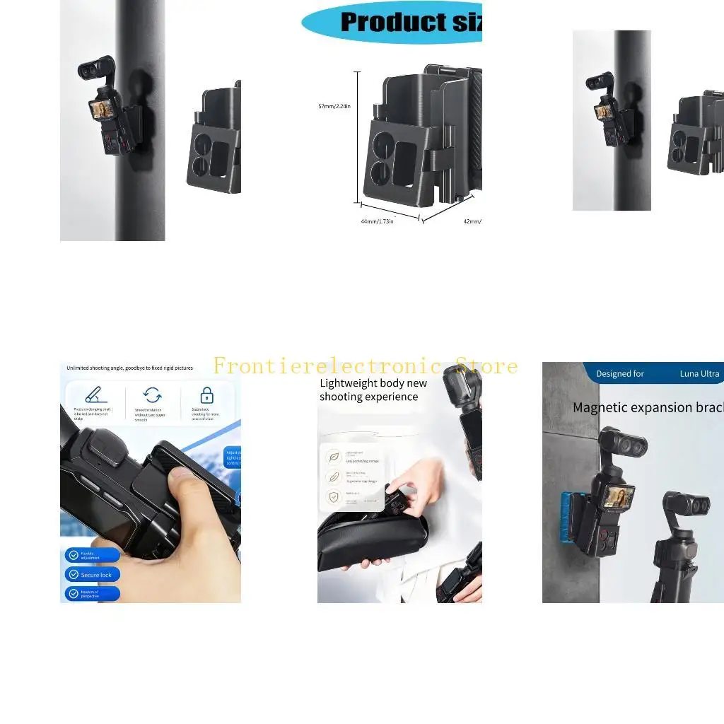 G8DB Pocket Camera Mount with Visible Screen and Frame Holder Replacement