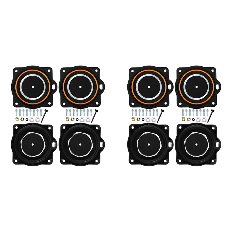 مجموعة إعادة بناء مضخة الهواء ABHU مكونة من مجموعتين متوافقة مع مهويات Hi Blow HP60/ HP-80، تتضمن 8 أغشية ومسامير ودبابيس أمان