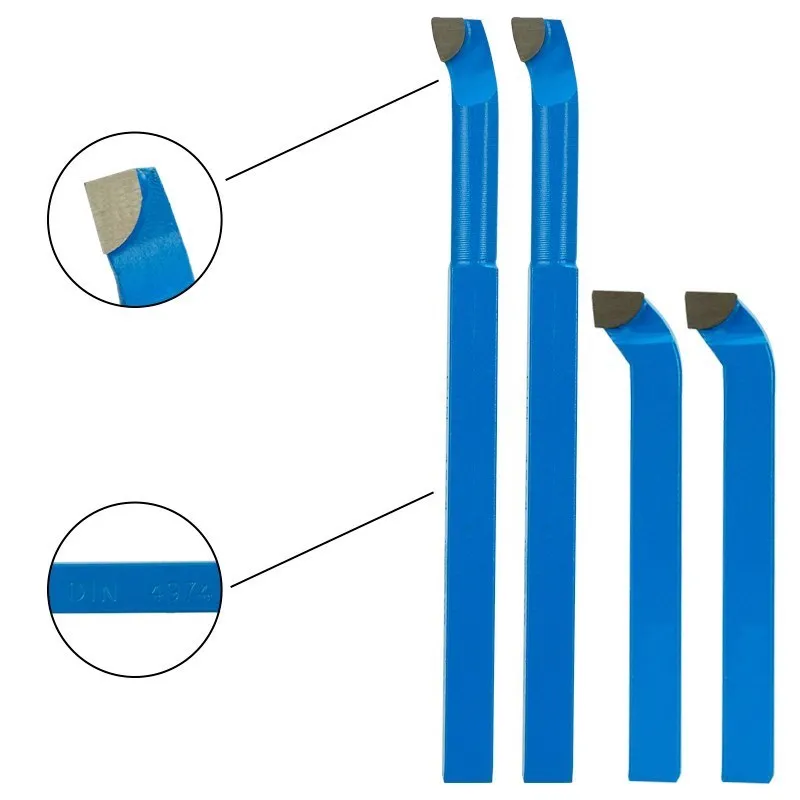 Juego de herramientas de torno de Metal para tornear broca de 8/10/12mm para corte de punta de carburo, juego de herramientas de torno de 11 piezas