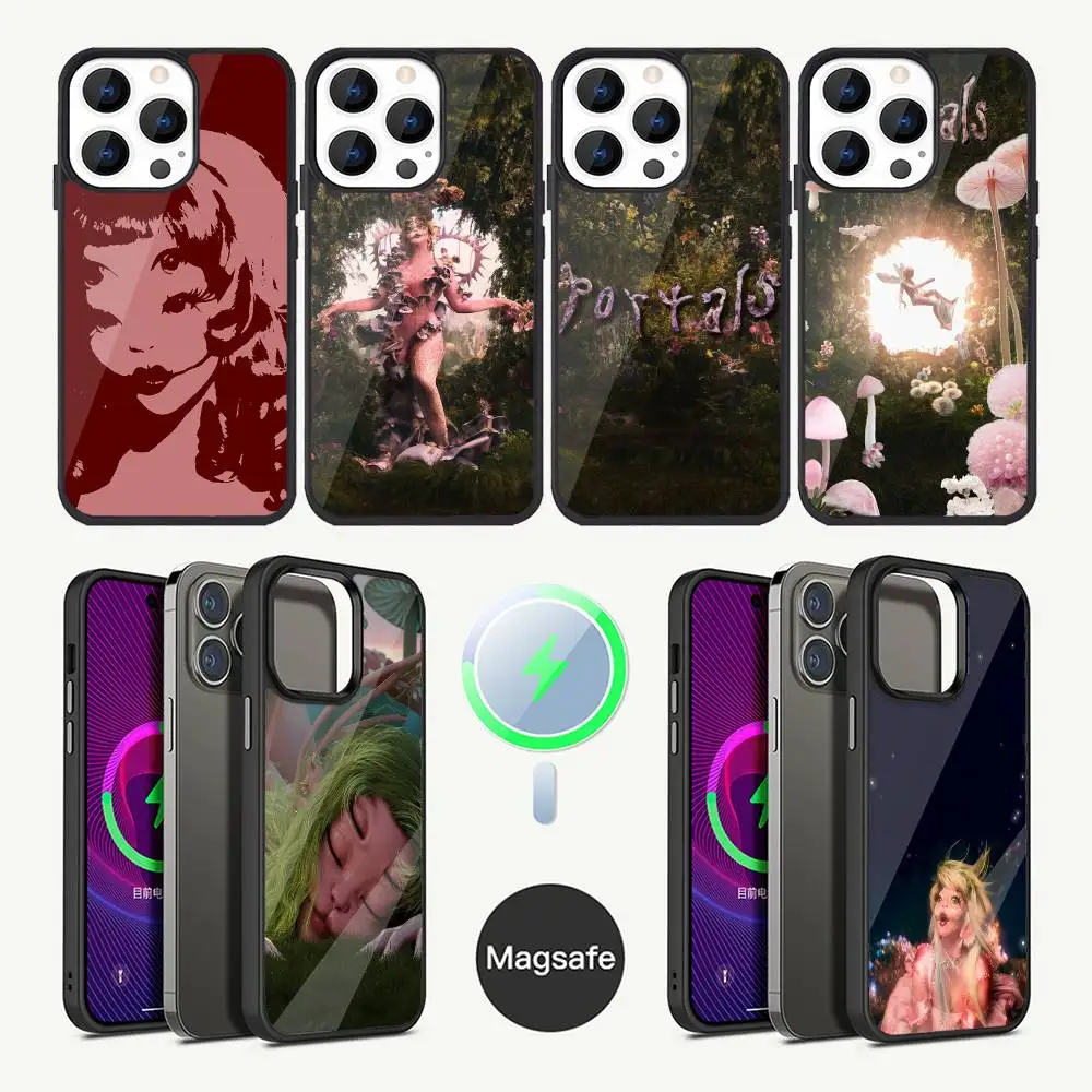 

Singer Melanie M-Martinez Portals Phone Case For iPhone 16,15,14,13,12,11,Plus,Pro,Max Mini Magsafe Magnetic Wireless Charging
