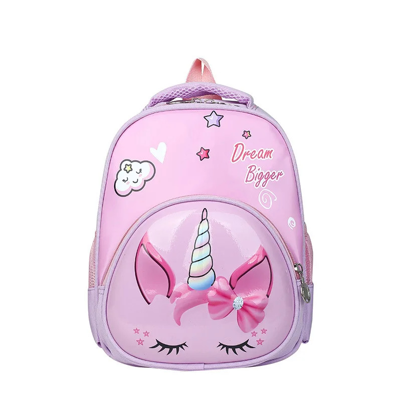 

2024 New Small Eggshell Children's School Bag 1-6 Year Old Kindergarten Backpack Unicorn knapsack