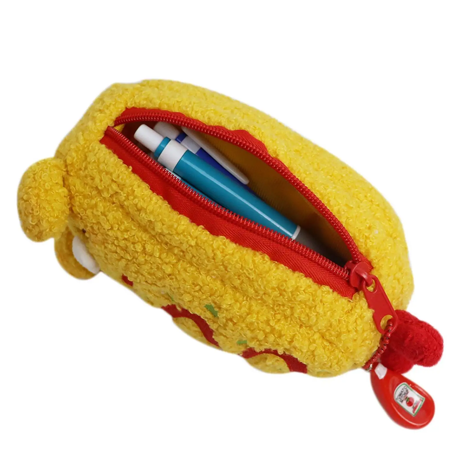 Fried Shrimp Pencil Case Gift Multipurpose Large Capacity Pen Organizer Bag