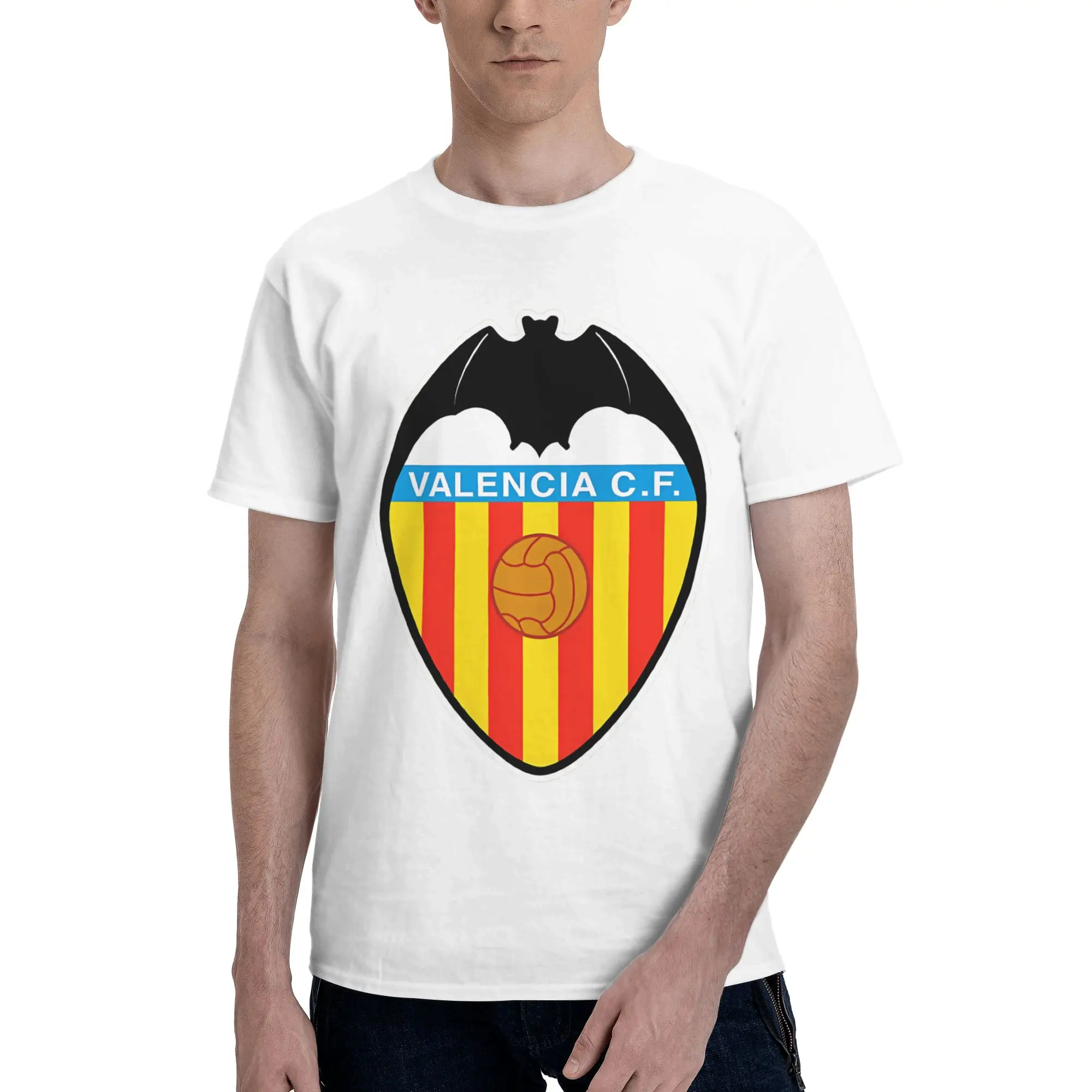 The Valencia Logo Soft And Glutinous Reversible T-shirt Street Personality Tee