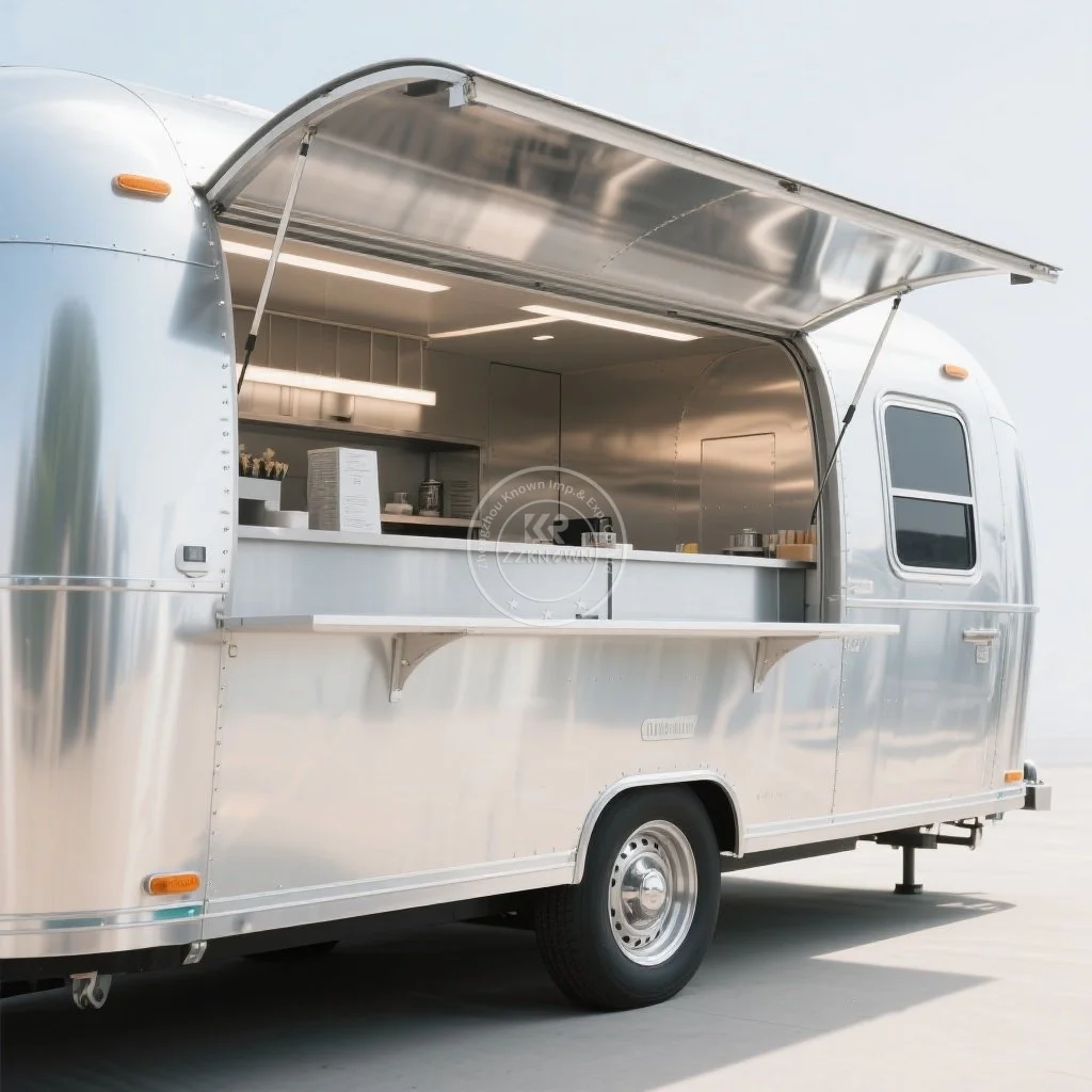 Reboque de comida personalizado para caminhão de comida, equipamento de cozinha completo, carrinho de sorvete de rua, trailer de catering para venda