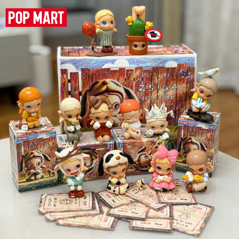 

Genuine POPMART Zsiga Let It Be Series Blind Box Anything Can Happen Healing Relaxation Trendy Toy Creative Pendant Lucky Gift