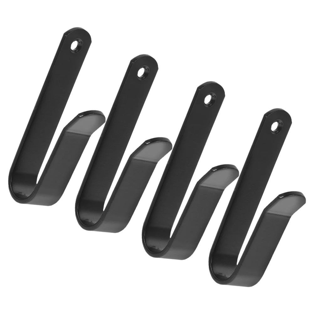 

4 Sets Skateboard Snowboard St Heavy Duty Garage Hooks Ski Wall Mount Rack J Bracket Horizontal Display Storage