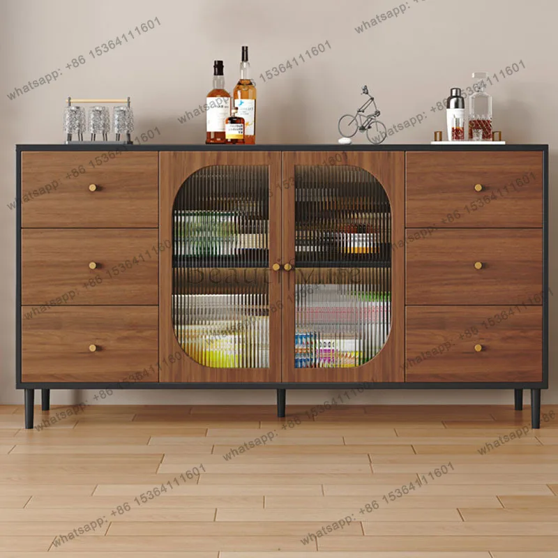 FG House Container Storage Living Room Cabinets Decor Display Coffee Living Room Cabinets Wood Craft Gabinete Trendy Furniture