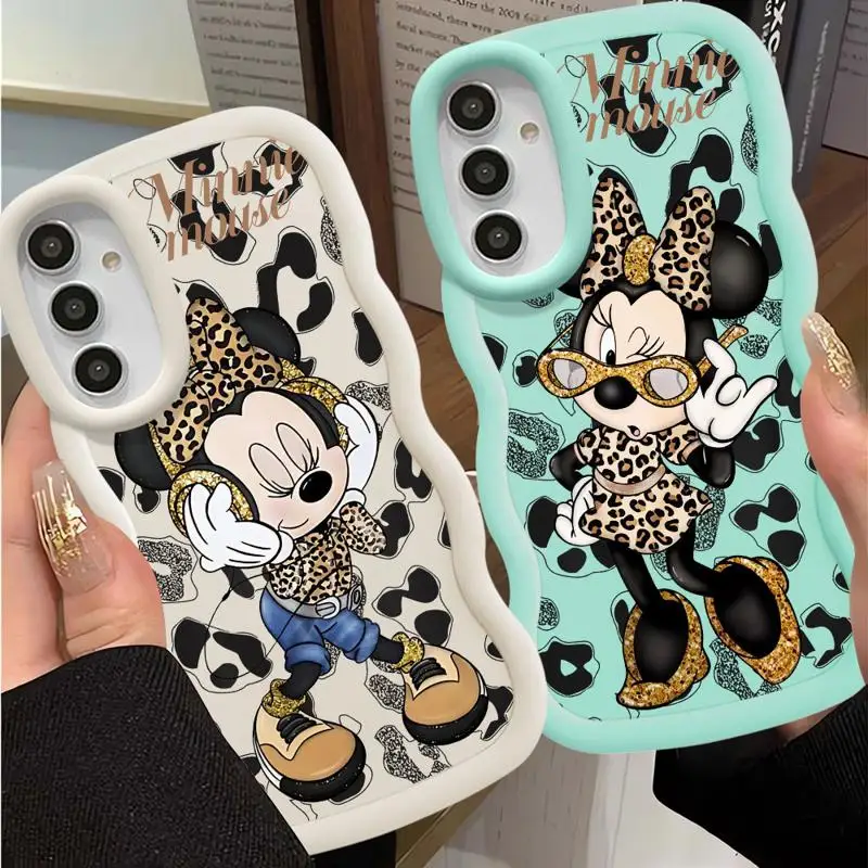 Disney Mickey Minnie Phone Case for Samsung Galaxy A20s A30s A50 A50s A02s A03 Core A04e A05s A11 A12 A13 A14 A15 A21s A51 4G 5G