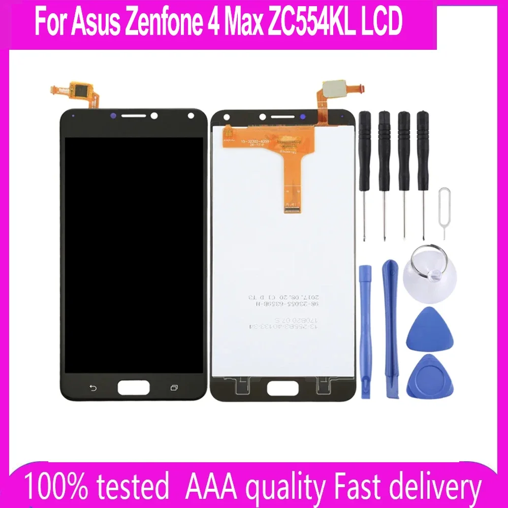 

5,5-дюймовый ЖК-дисплей для Asus Zenfone 4 Max ZC554KL, сенсорный ЖК-экран ZC554KL, ЖК-дисплей X001D, запасные части для дигитайзера, инструменты