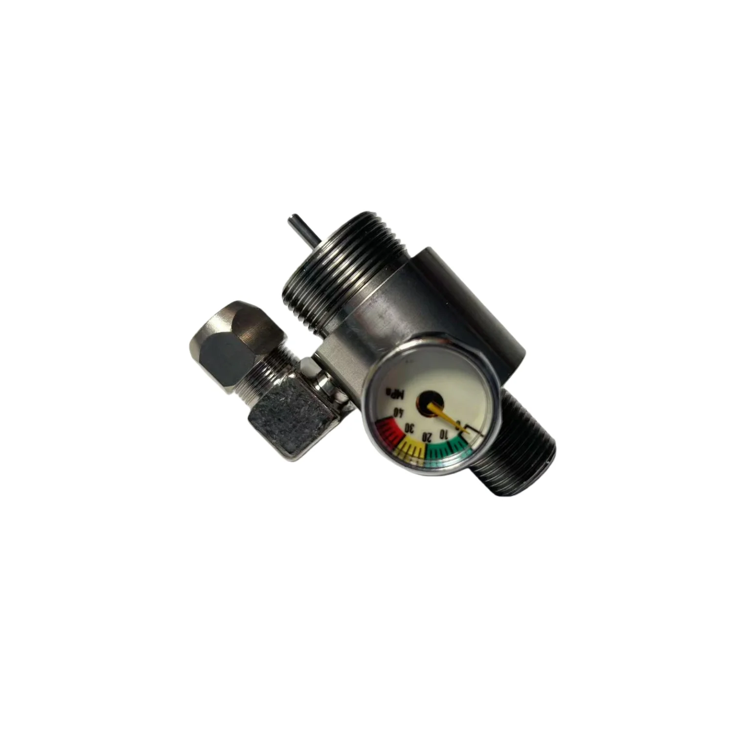 Stainless Steel Pressure Valves for Industrial or Diving Usage Thread M18 M28 High Air Pressure Regulator