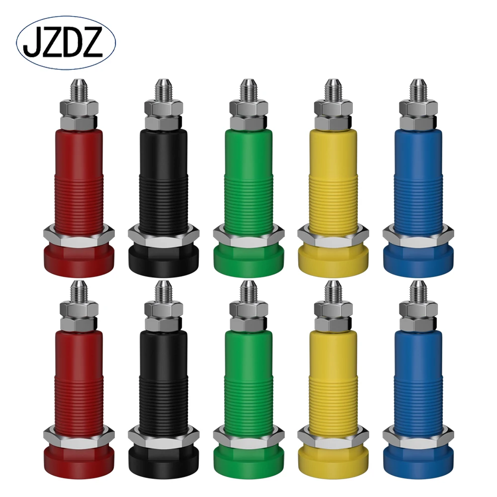 JZDZ 10pcs 3mm Banana Socket Binding Post Female Banana Plug  Electrical Connector Terminal DIY Parts J.40026