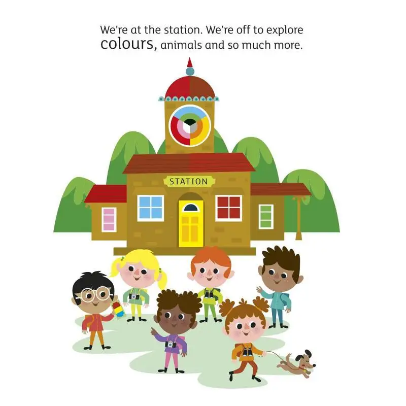 All Aboard The Colours Train Sean Sims Oxford University Press 9780192774699 Book