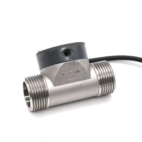 

DJ-HS10TA one-inch tube water flow sensor Hall DN25 Heat pump water heater flowmeter stainless steel