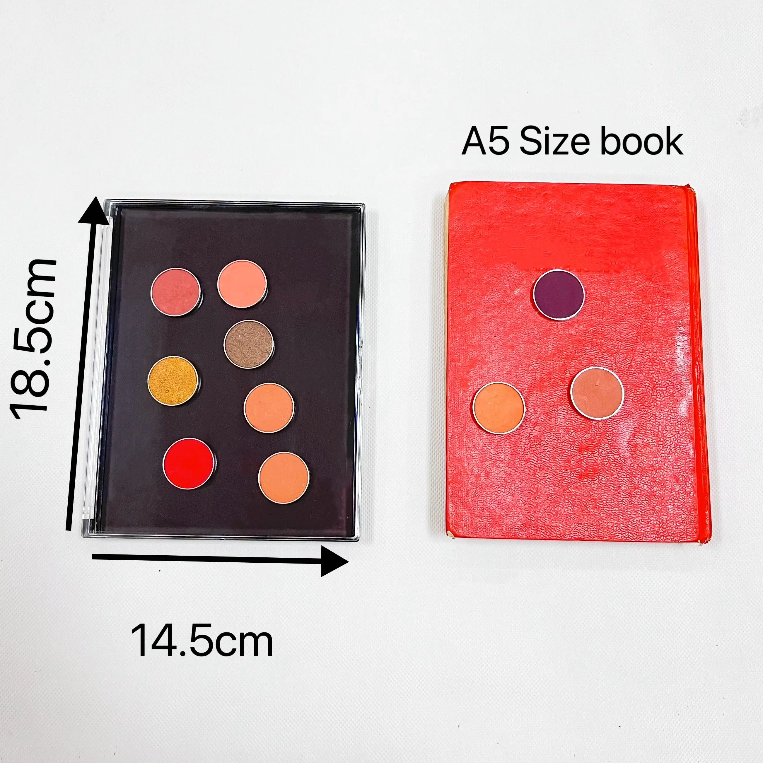 Large Empty Eyeshadow Magnetic Cosmetic Makeup Case Refillable Container Eye Diy Pans Light Weight Palette