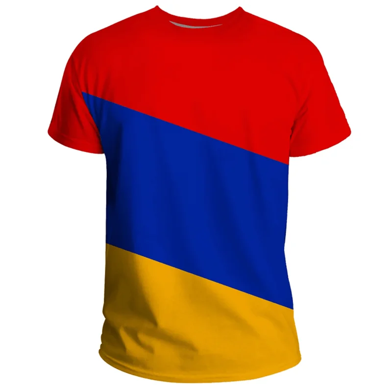 Armenia Flag T-Shirts 3D Print Streetwear Men Women T Shirt Casual Fashion Novelty Short Sleeve T Shirt Kids Tees Tops Clothing