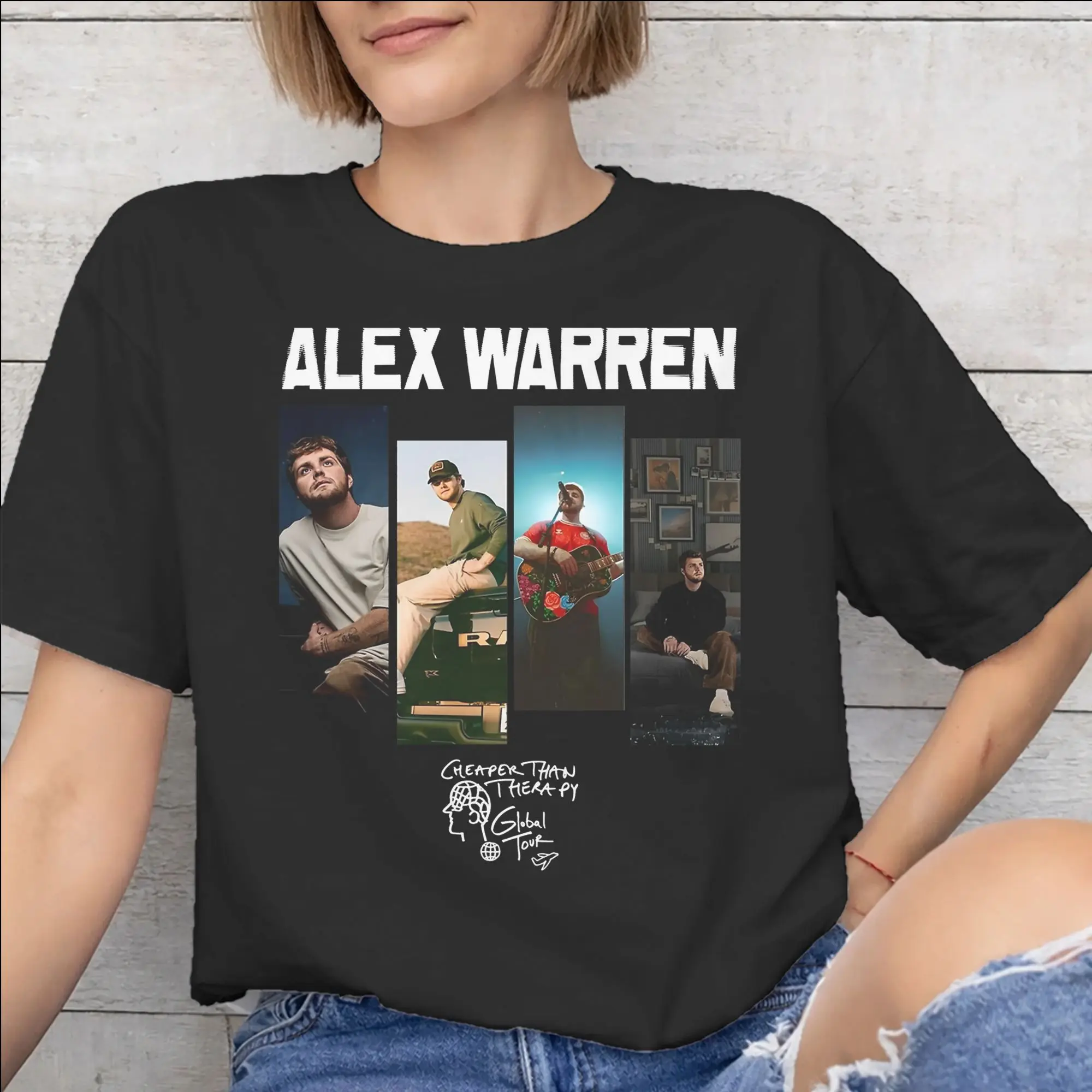Alex Warren Little Orphan Live Tour 2026 Graphic Printed T Shirts for Men Women New Album Cotton  Tee Shirt Clothes