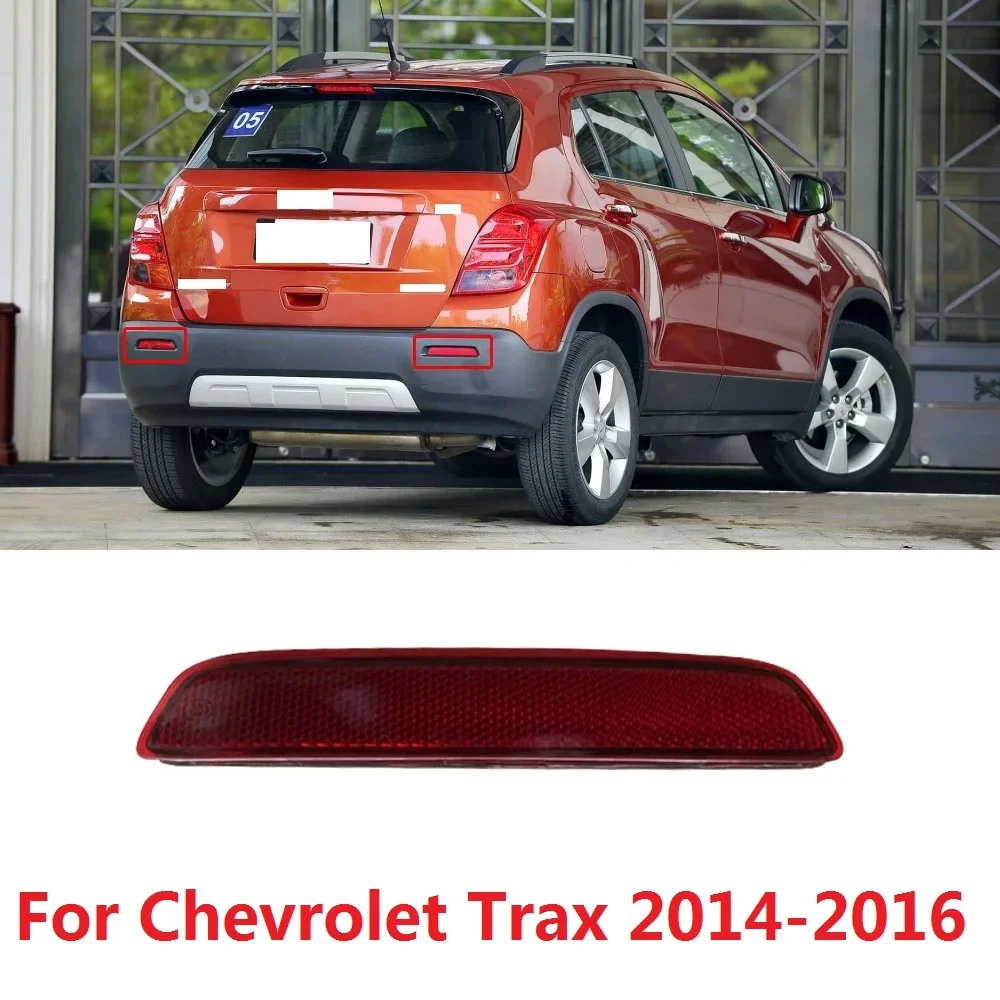 

Задний бампер CAPQX, тормозной фонарь для Chevrolet Trax 2014, 2015, 2016, отражатель, фонарь для противотуманной фары