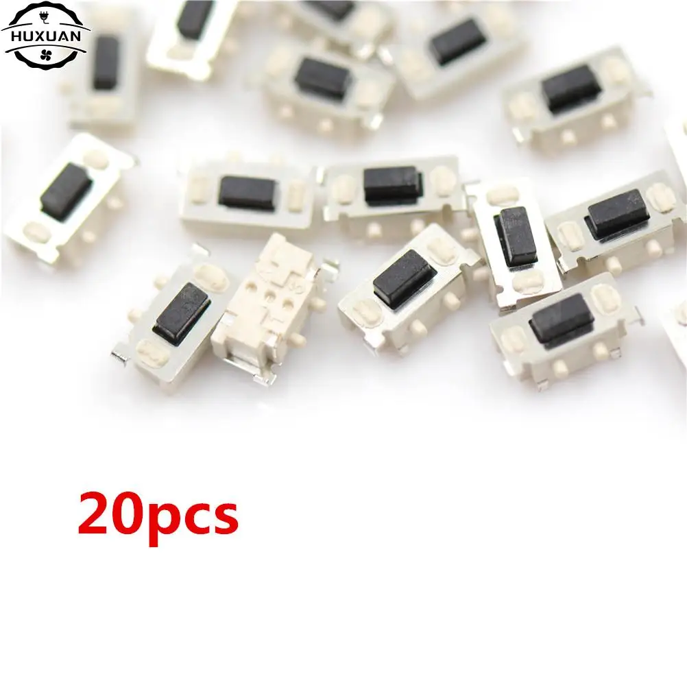 20pcs Micro Tact Switch Touch 3*6*3.5 3x6x3.5 SMD For MP3 MP4 Tablet PC Button Bluetooth Headset Remote Control